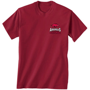 Arkansas Beast Mode ss t shirt crimson