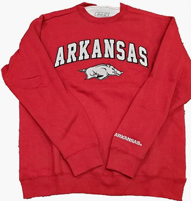 Arkansas Arch Logo Crew (Crimson) – Pig Sooie Shop