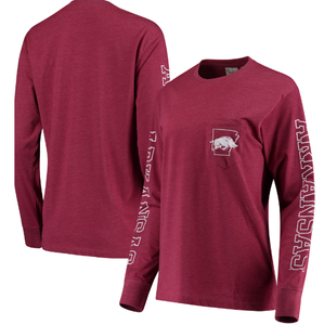 Arkansas Mystic L/S Crew Neck Tee