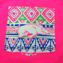 Load image into Gallery viewer, Aztec Razorback SS Tee - Neon Pink
